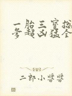 一胎三宝总裁爹爹超凶猛全文免费阅读