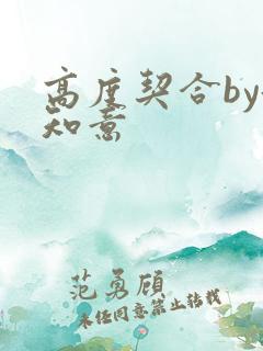 高度契合by洛知意