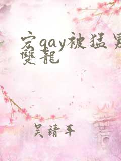 宏gay被猛男双龙