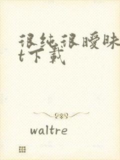 很纯很暧昧txt下载