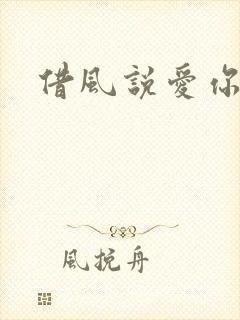 借风说爱你