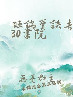 砸锅卖铁去上学30书院