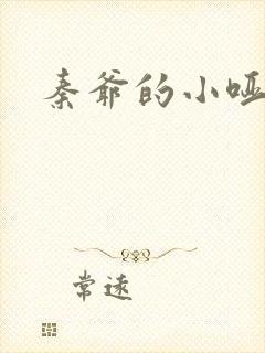 秦爷的小哑妻