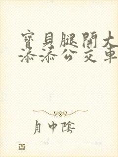 宝贝腿开大点我添添公交车