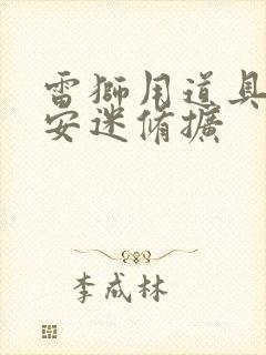 雷狮用道具玩哭安迷修扩