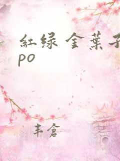 红绿 金叶子 po