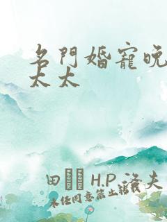 名门婚宠晚安赫太太