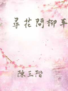 寻花问柳平天下