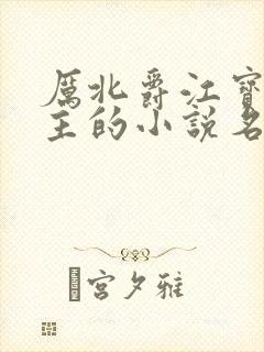 厉北爵江宝宝男主的小说名字
