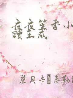 夜夜笙香小说阅读王成