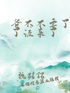 爸不不要了太满了流来了