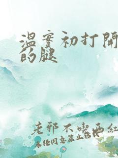 温实初打开眉庄的腿