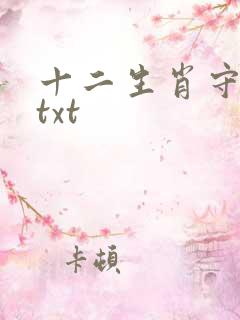 十二生肖守护神txt