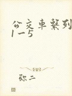 公交车系列合集1一5