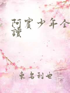 阿宾少年全文阅读