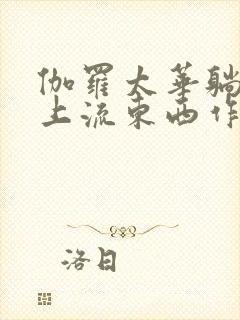 伽罗太华躺在床上流东西作业