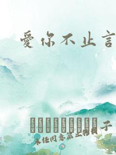 爱你不止言语