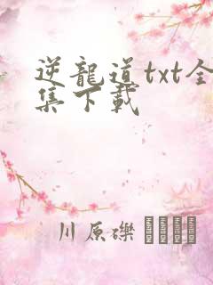 逆龙道txt全集下载
