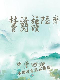 林洛施陆齐铭免费阅读