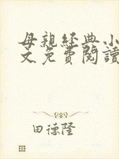 母亲经典小说全文免费阅读