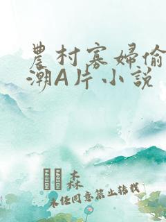 农村寡妇偷人高潮A片小说