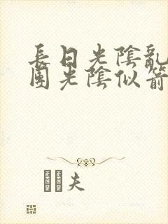 长日光阴乱作一团光阴似箭眇眇