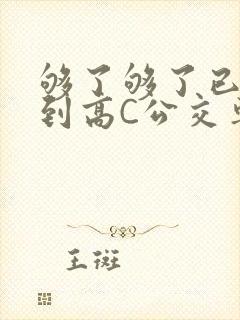 够了够了已经满到高C公交车