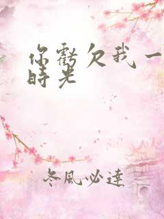 你亏欠我一段小时光