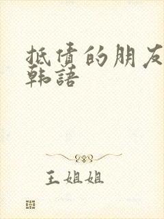 抵债的朋友麦子韩语