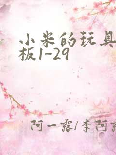 小米的玩具店老板1-29