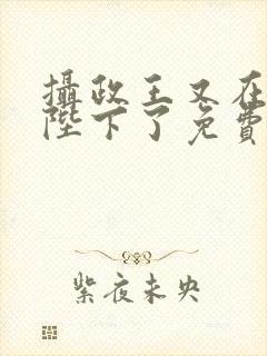 摄政王又在欺负陛下了免费