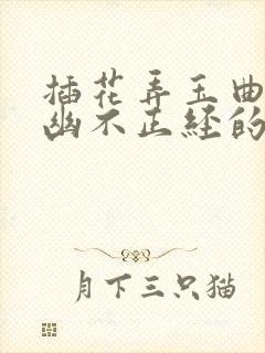 插花弄玉曲径探幽不正经的意思