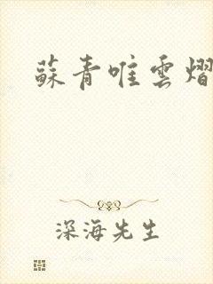 苏青唯云熠小说