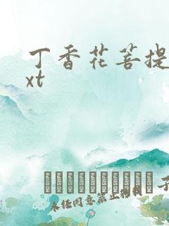 丁香花菩提树txt