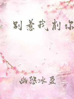 别惹我削你