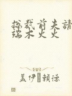 总裁前夫请自重端木火火