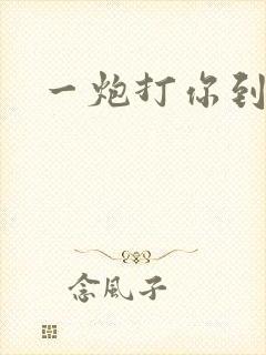 一炮打你到天亮