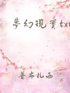 梦幻现实txt