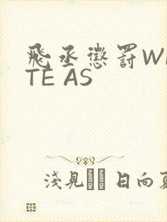 飞丞惩罚WRITE AS