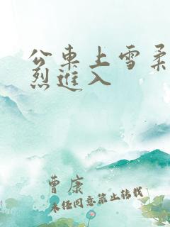公车上雪柔被猛烈进入
