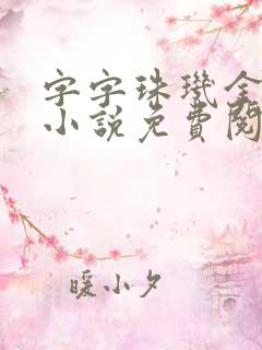 字字珠玑金银花小说免费阅读