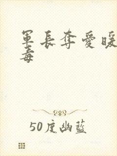 军长夺爱暖妻有毒