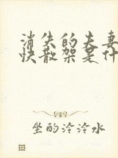 消失的夫妻女主快散架是什么意思