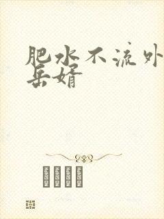 肥水不流外人田岳婿