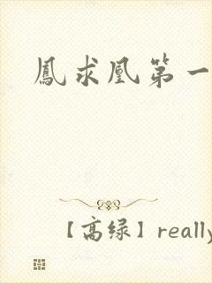 凤求凰第一皇后