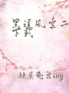 黑道风云二十年下载