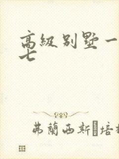 高级别墅一夜死七