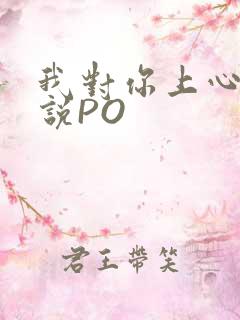 我对你上心了小说PO