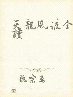 天龙风流全文阅读