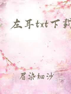 左耳txt下载